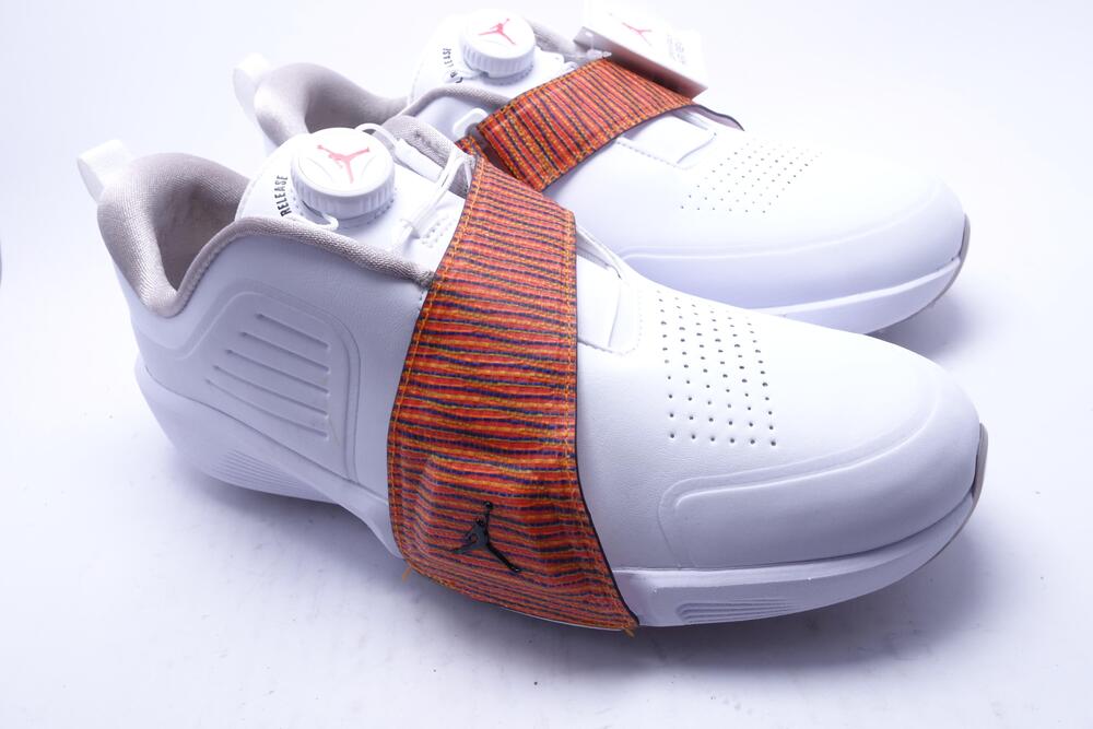 Jordan Golf Air Rev Shoes Mens Size 8.5 White Spiked Cleats FV6338-102